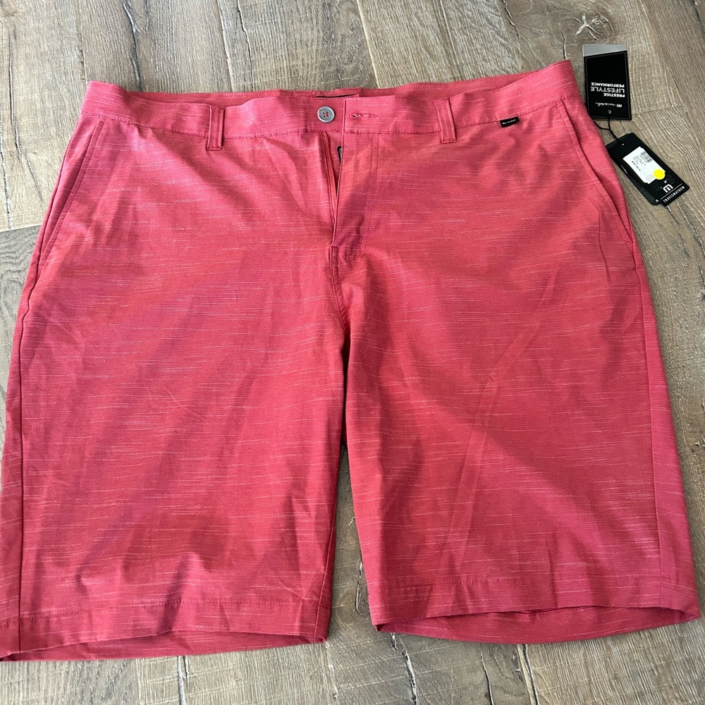 Travis Mathew’s Men's Red Shorts